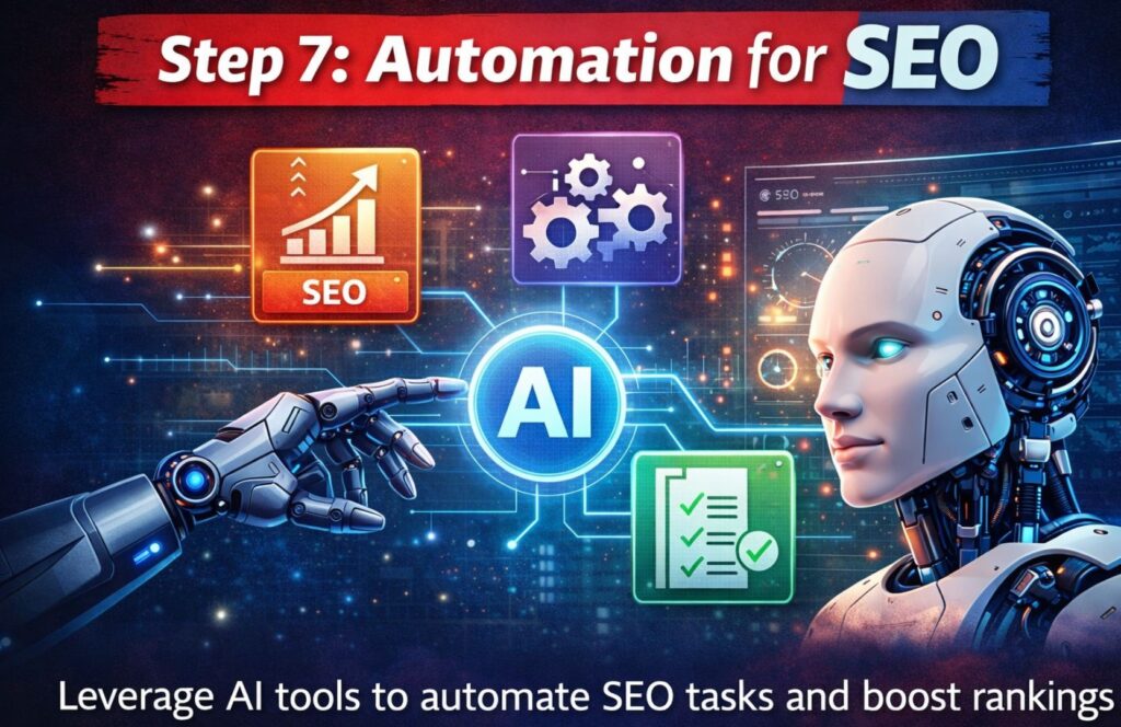AI automation for SEO optimization and ranking improvement