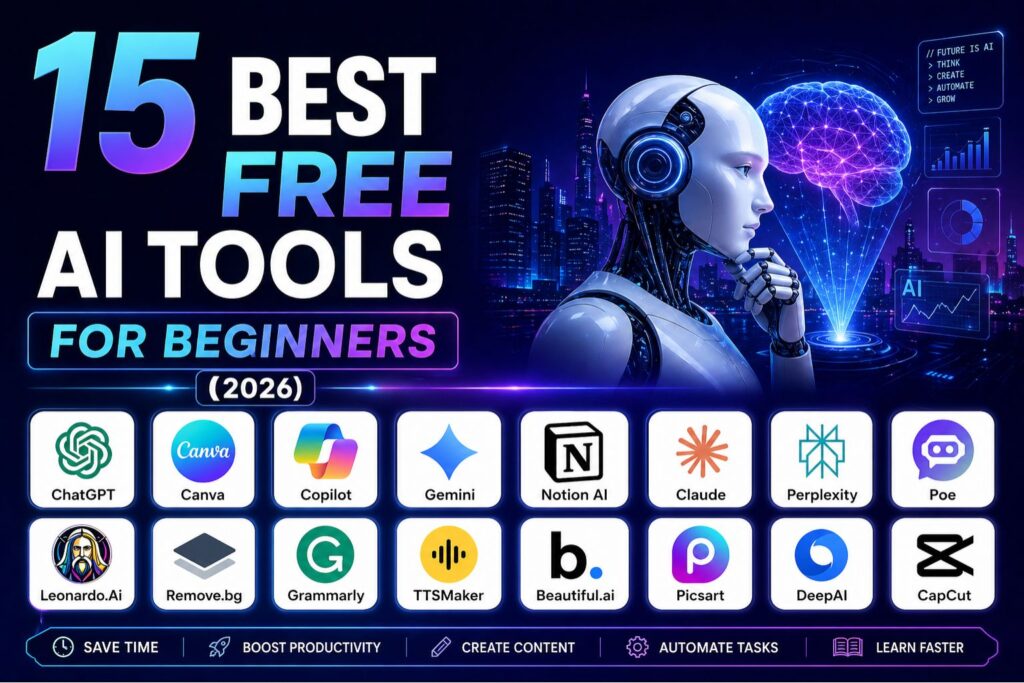 best free ai tools for beginners 2026