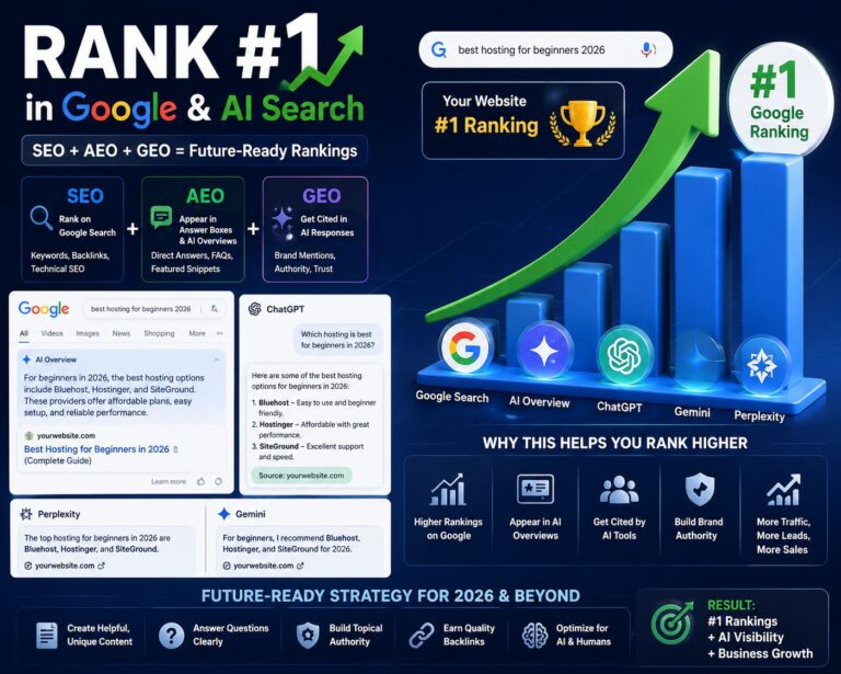 AEO vs GEO vs SEO