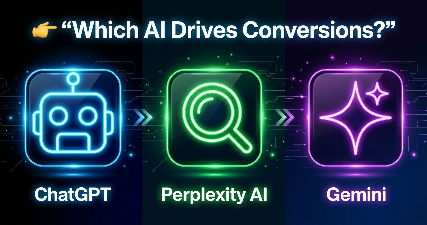 ChatGPT vs Perplexity vs Gemini: Which AI Drives Real Conversions in 2026?