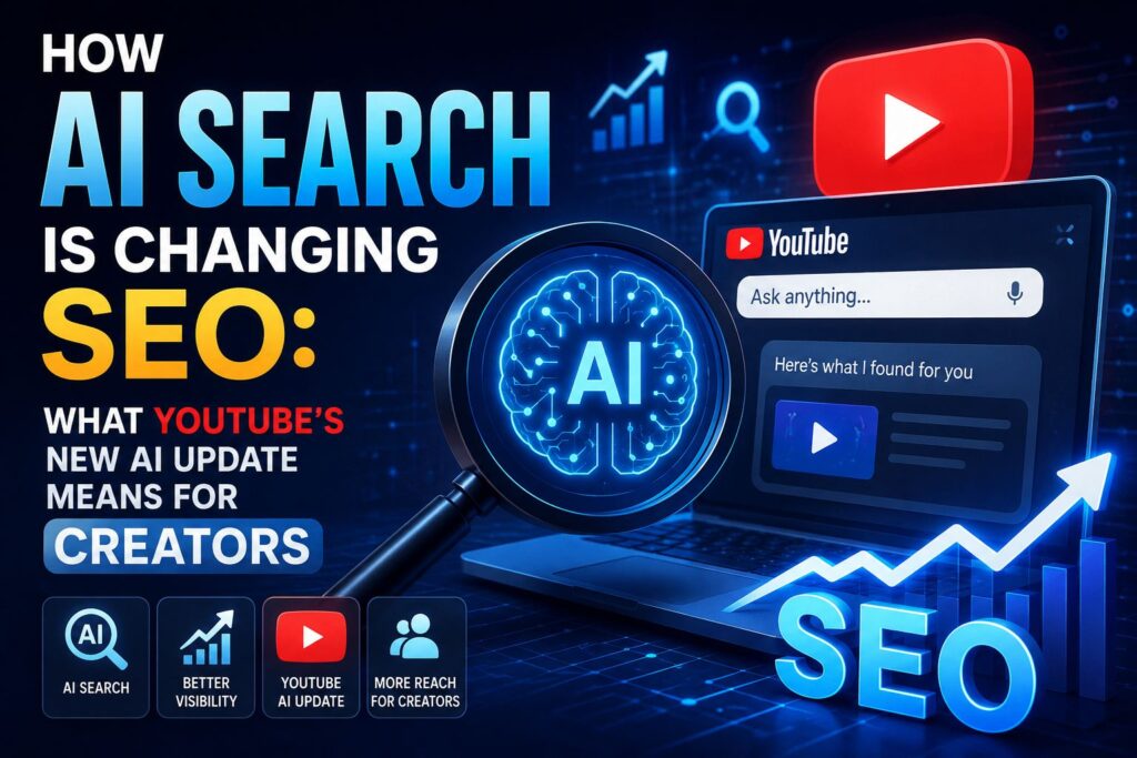 Example of YouTube conversational search