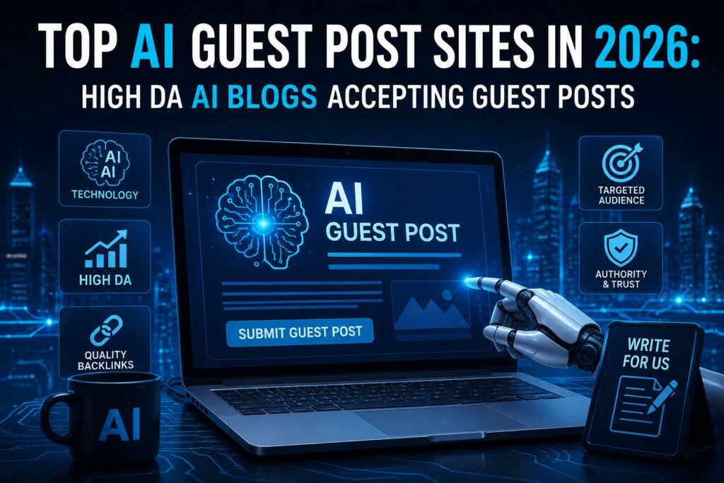 Top AI guest post sites