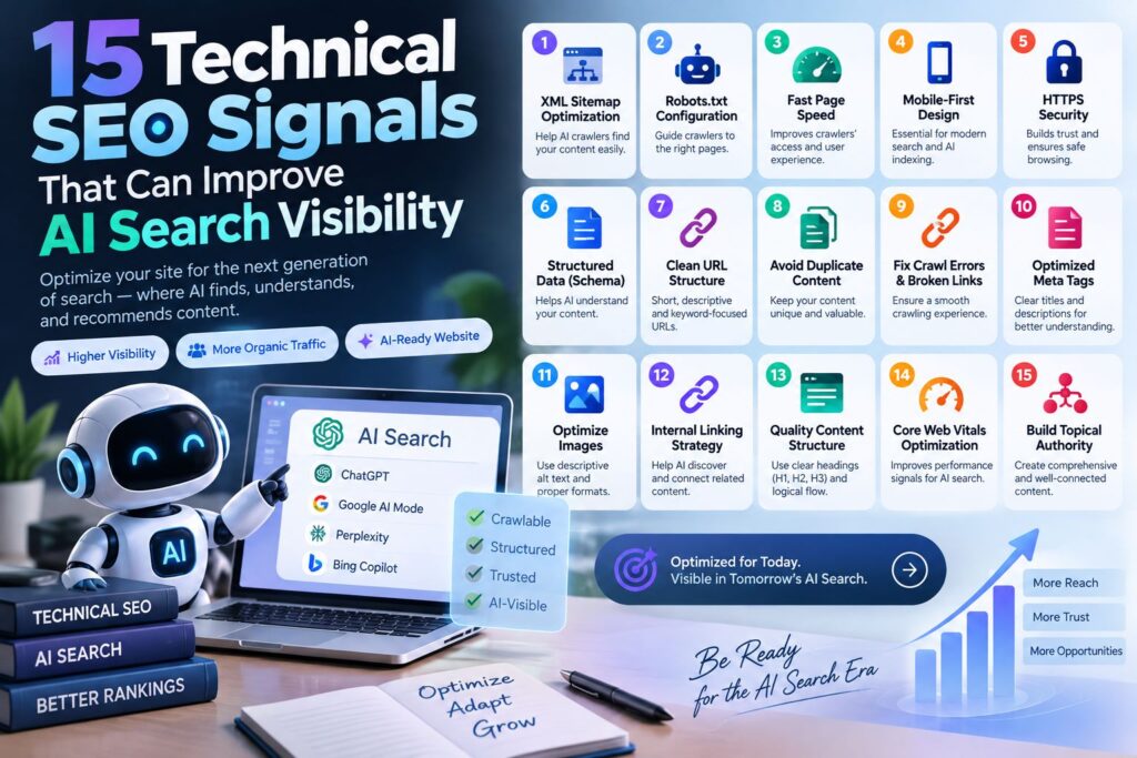 15 Technical SEO Signals That Can Improve AI Search Visibility